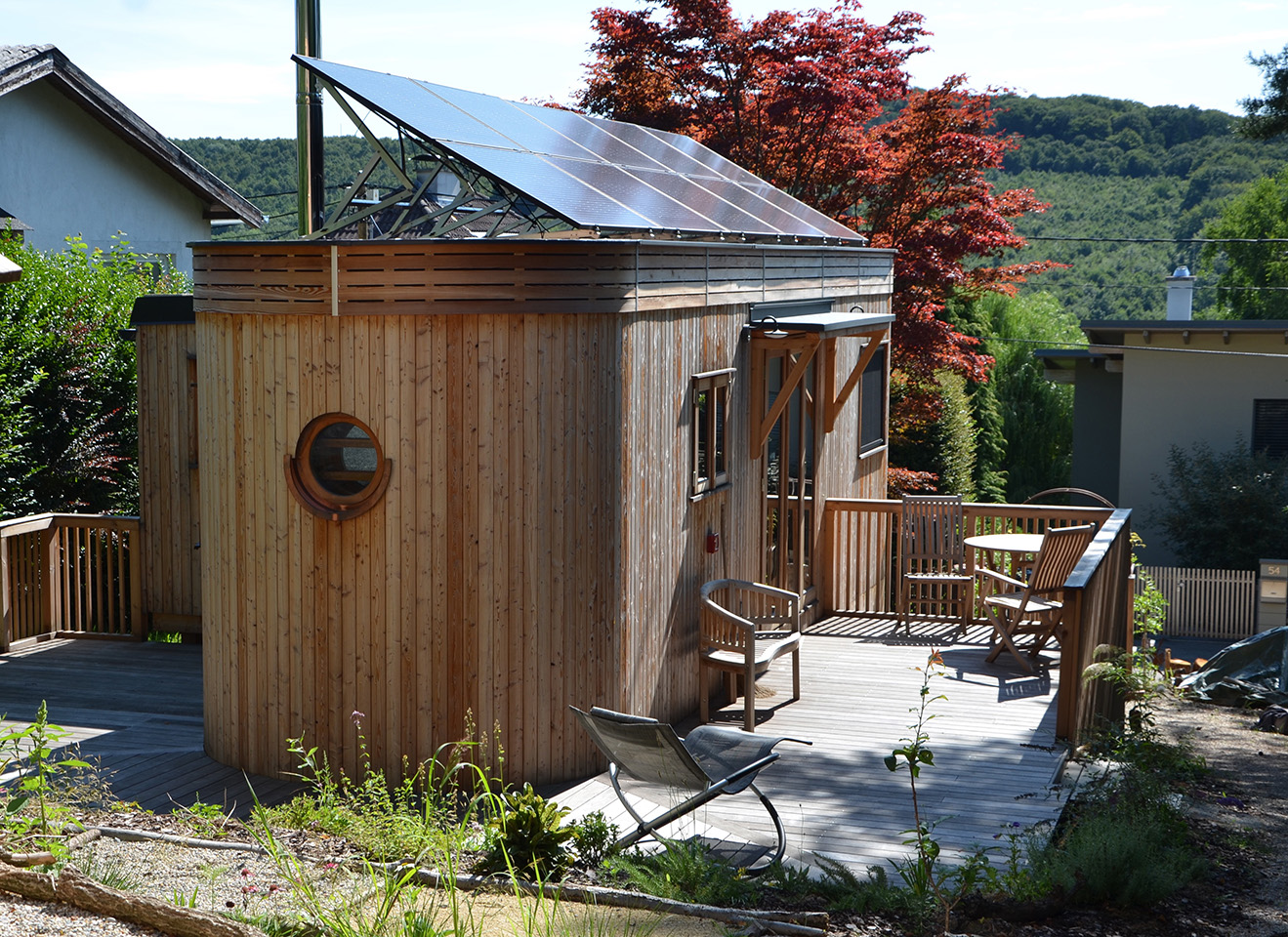 Rosenrot Tiny House Outdoor